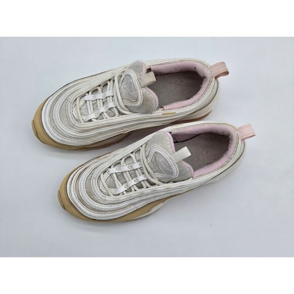 Nike Air Max 97 Sesame Pink Foam GS Size 4Y 921522-113 - Picture 2 of 8